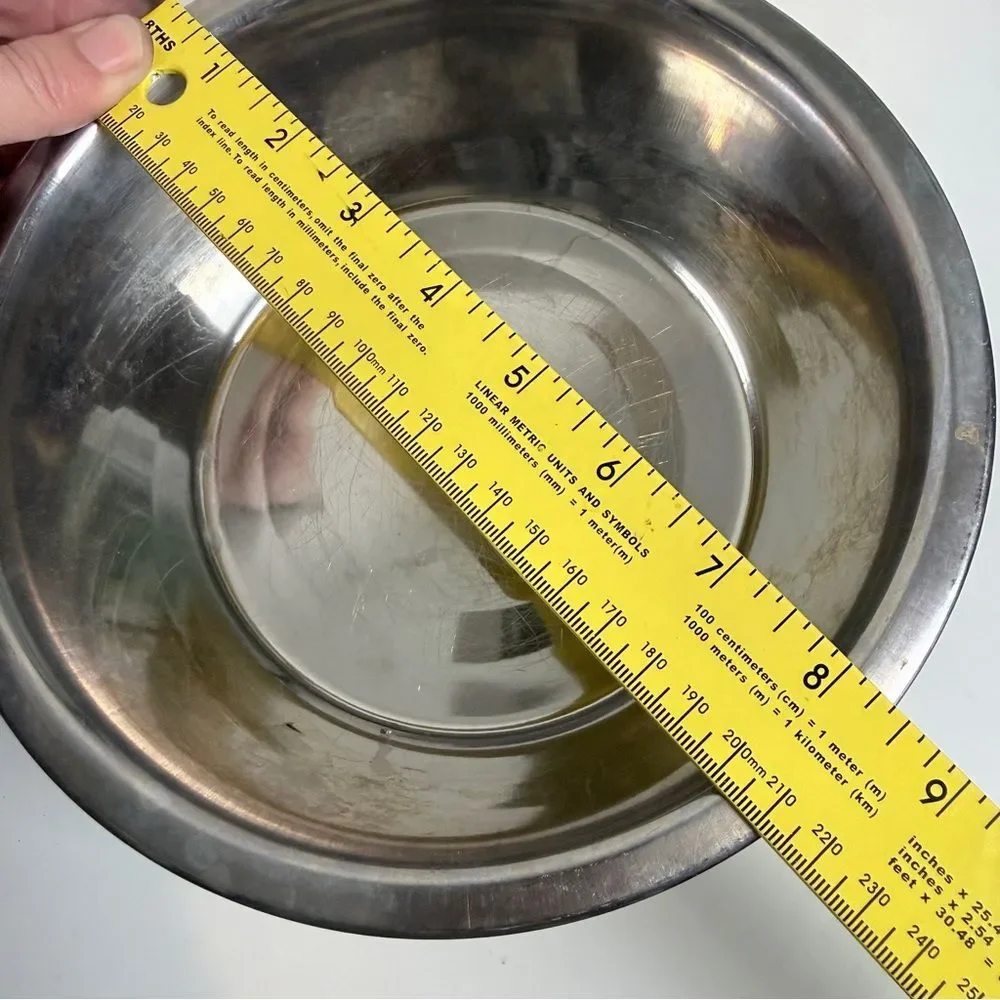 3 Stainless Steel Dog Bowls Set XXL 14” & 2 -8”